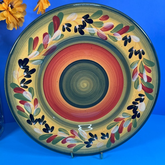 Tabletops Gallery La Province (Set Of 3 Salad Plates) Hand Painted 8.5”Diameter - Picture 8 of 15